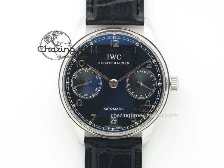 MIROTIME 0105 Portuguese Real PR IW500106 ZF 1:1 Best Edition Grey Dial On Black Leather Strap A52010 V Versatile 7306